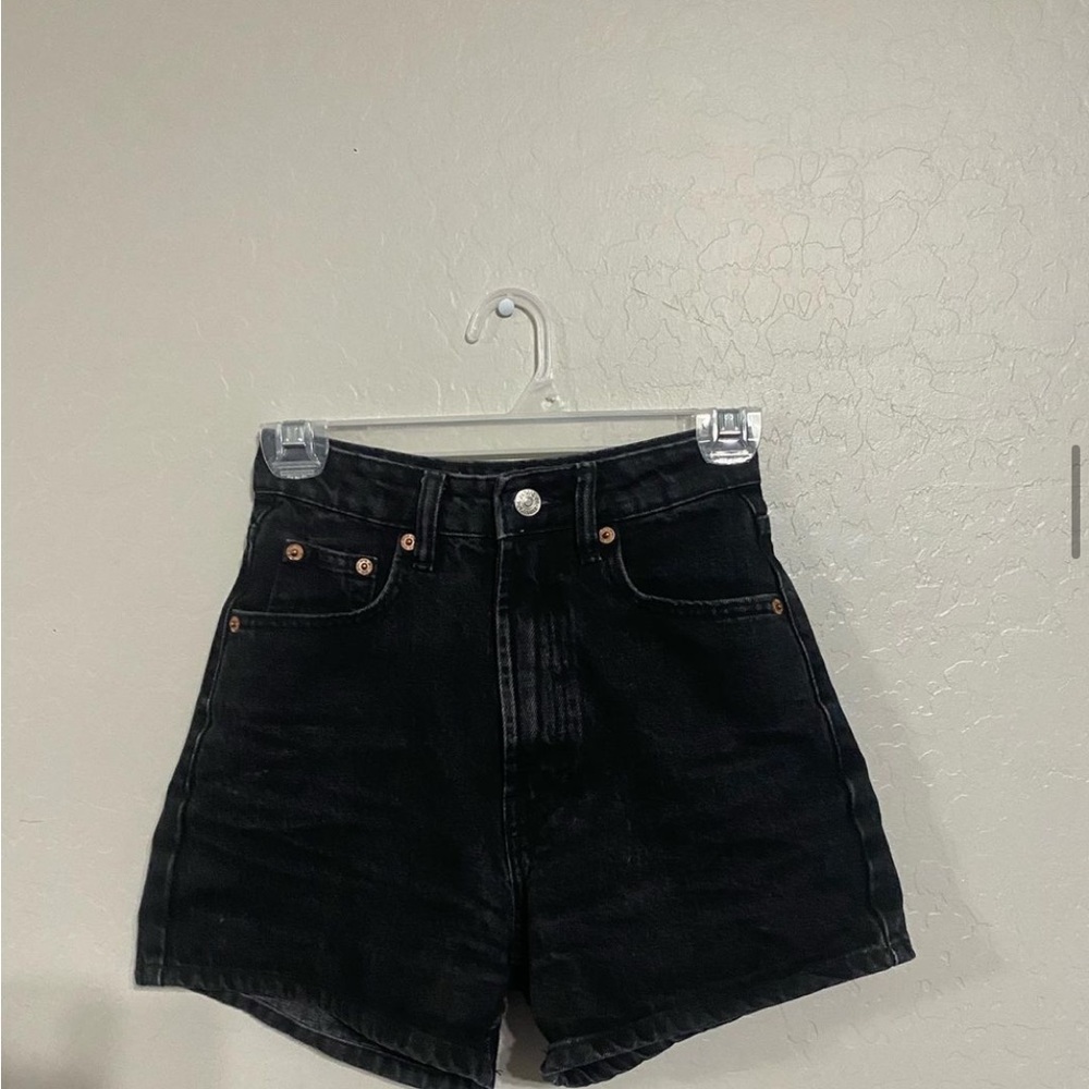 Black zara Bermuda shorts size 0